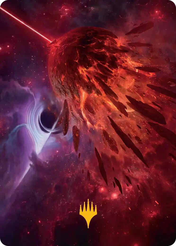 Kavaron, Memorial World Art Card (Gold-Stamped Planeswalker Symbol) [Edge of Eternities Art Series] | Local Legends