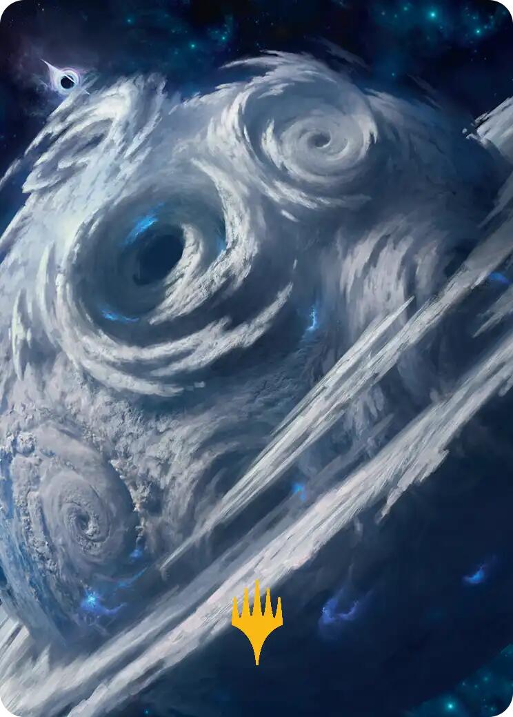 Uthros, Titanic Godcore Art Card (Gold-Stamped Planeswalker Symbol) [Edge of Eternities Art Series] | Local Legends