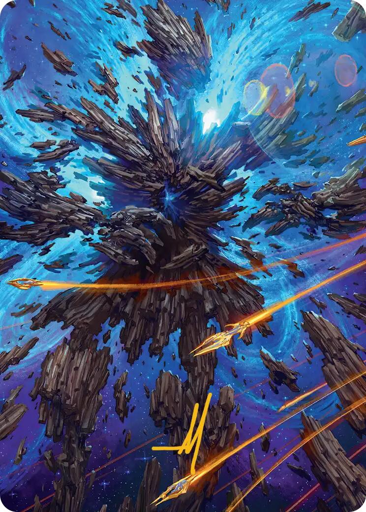 Celestial Colonnade Art Card (Gold-Stamped Signature) [Edge of Eternities Art Series] | Local Legends