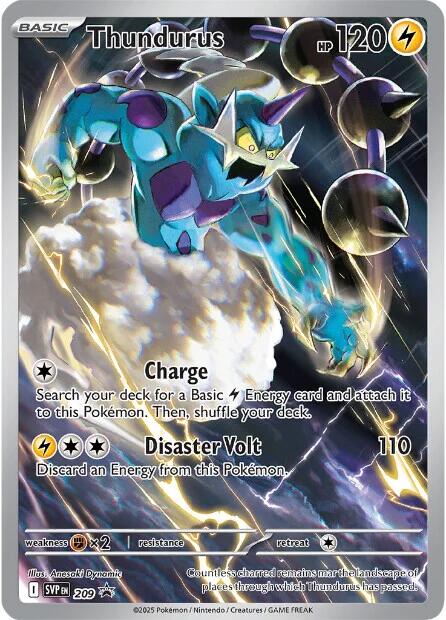 Thundurus (209) [Scarlet & Violet: Black Star Promos] | Local Legends