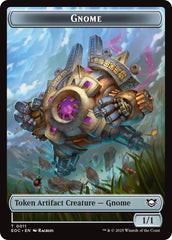 Gnome // Golem (0014) Double-Sided Token [Edge of Eternities Commander Tokens] | Local Legends