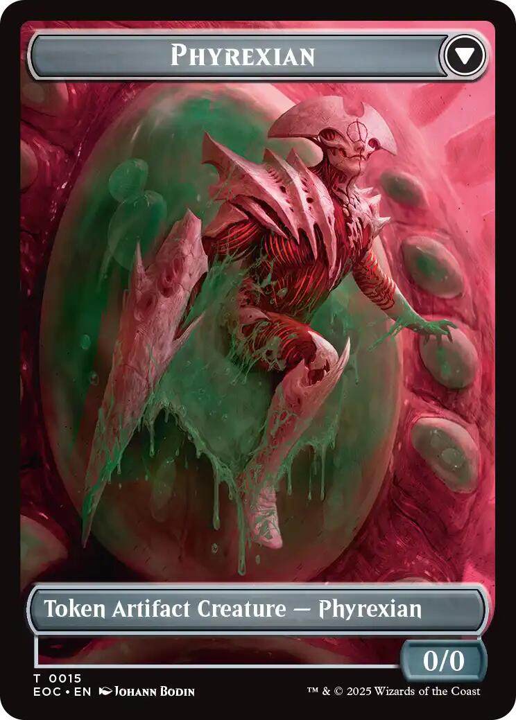Incubator // Phyrexian Double-Sided Token [Edge of Eternities Commander Tokens] | Local Legends