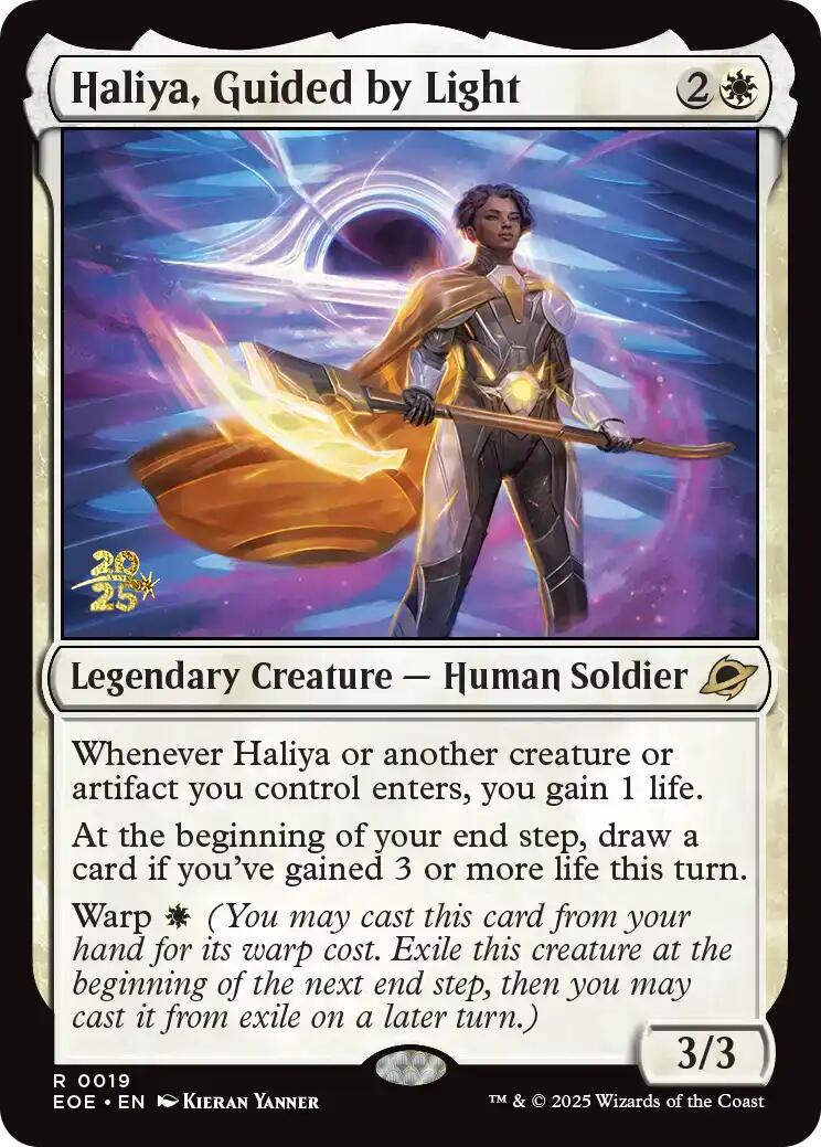 Haliya, Guided by Light [Edge of Eternities Prerelease Promos] | Local Legends