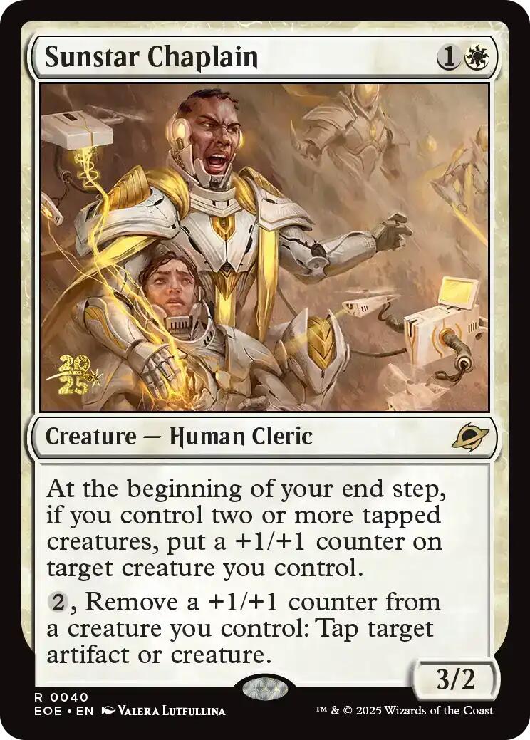 Sunstar Chaplain [Edge of Eternities Prerelease Promos] | Local Legends
