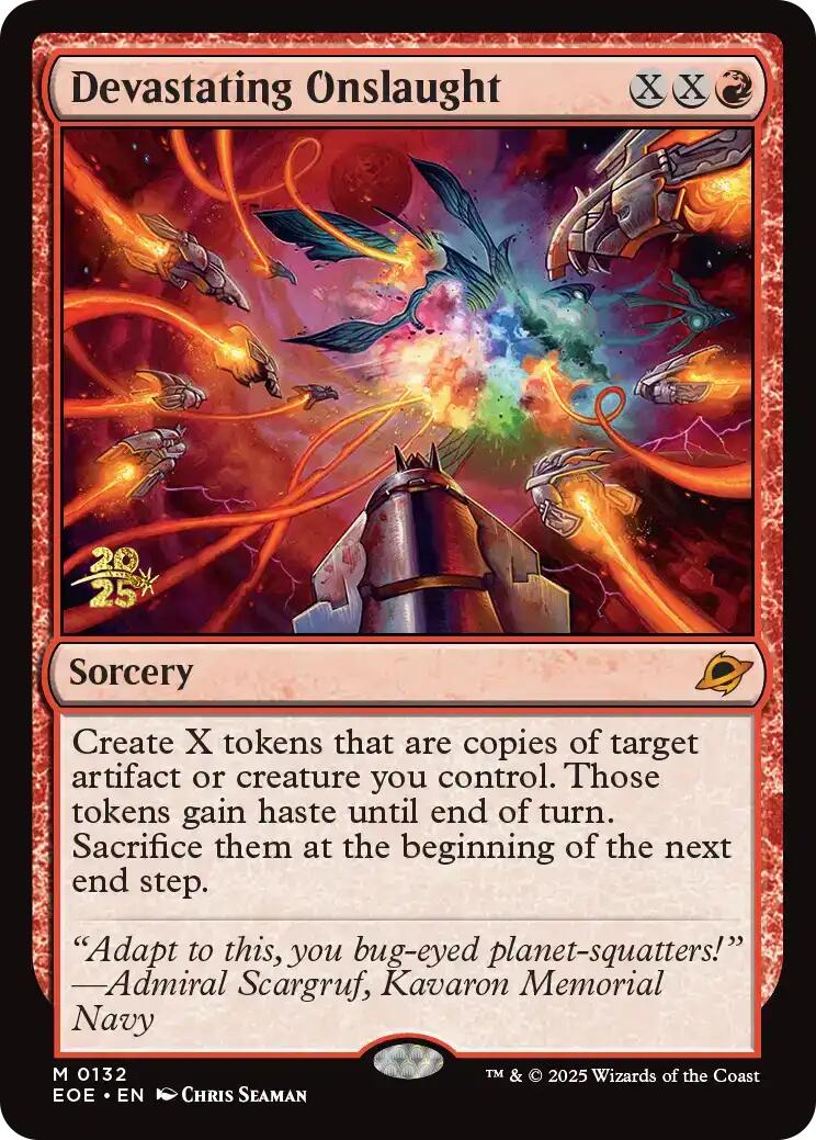 Devastating Onslaught [Edge of Eternities Prerelease Promos] | Local Legends