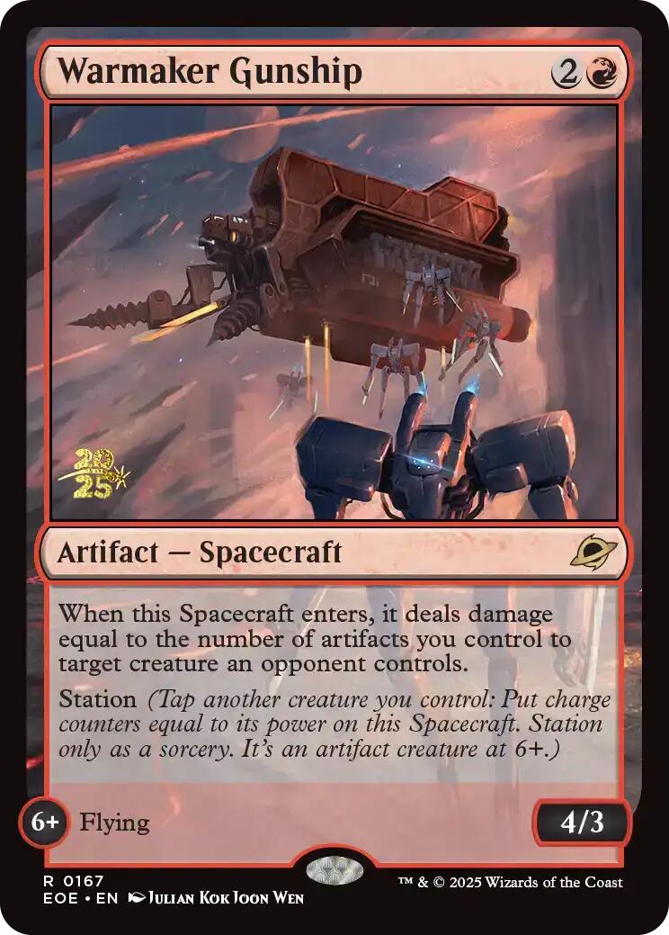 Warmaker Gunship [Edge of Eternities Prerelease Promos] | Local Legends