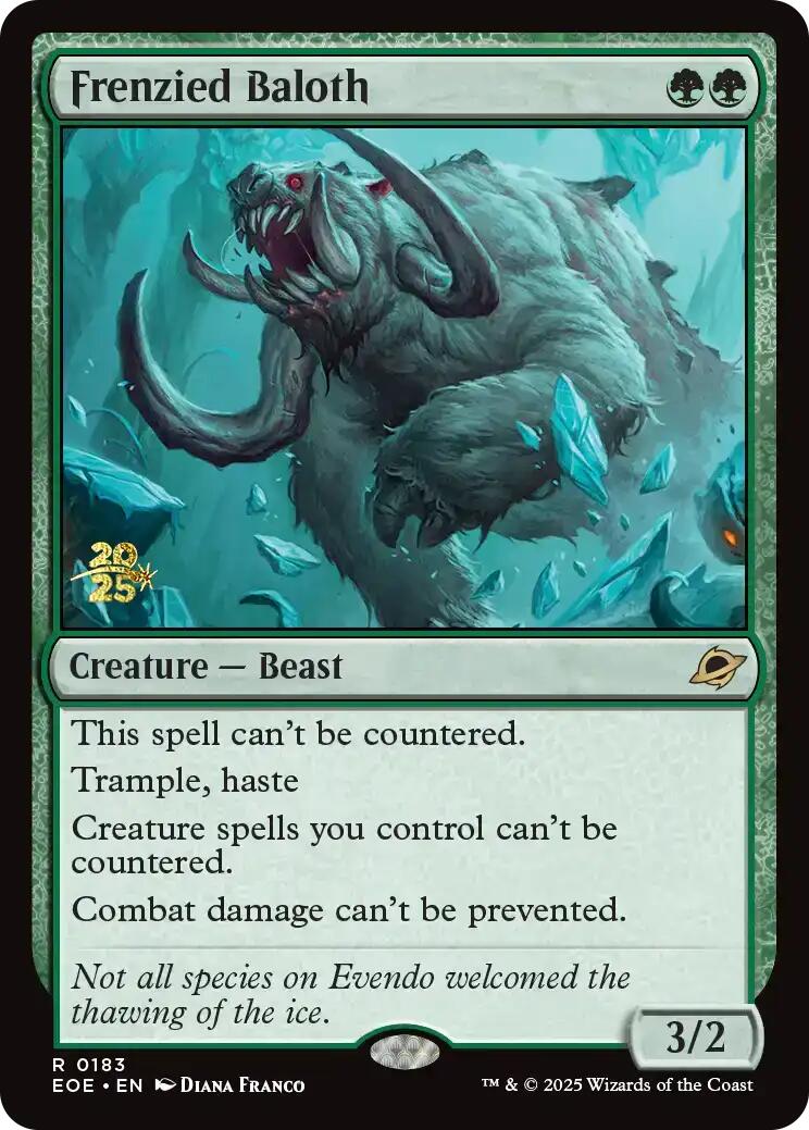 Frenzied Baloth [Edge of Eternities Prerelease Promos] | Local Legends