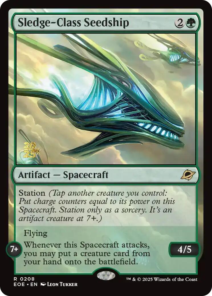 Sledge-Class Seedship [Edge of Eternities Prerelease Promos] | Local Legends
