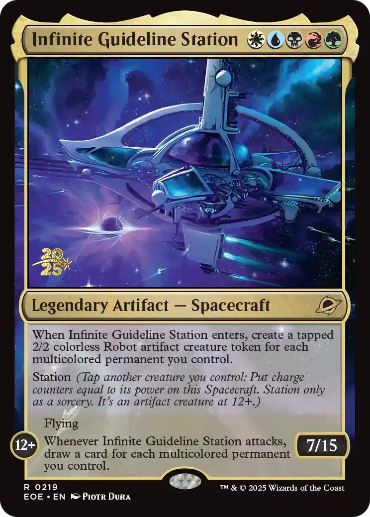 Infinite Guideline Station [Edge of Eternities Prerelease Promos] | Local Legends