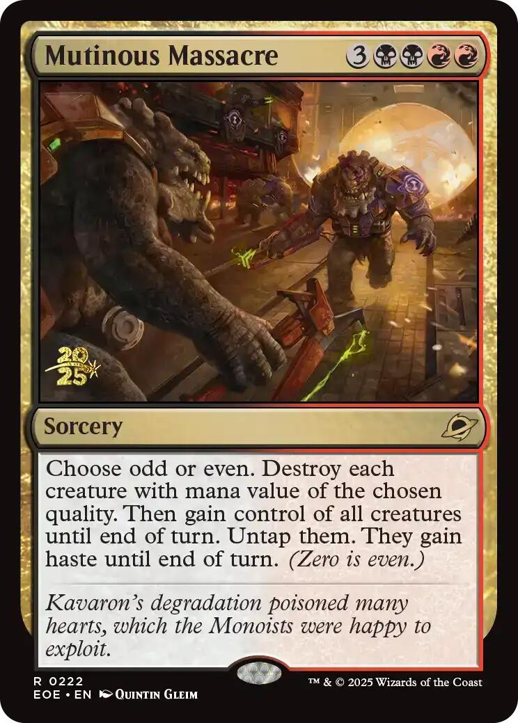 Mutinous Massacre [Edge of Eternities Prerelease Promos] | Local Legends