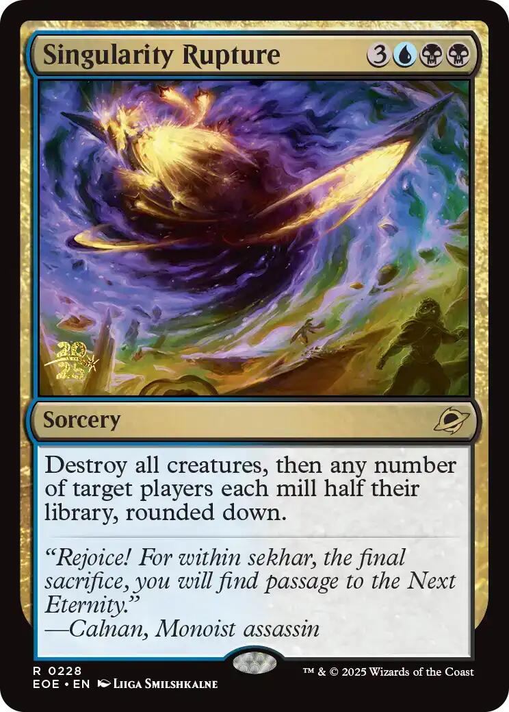 Singularity Rupture [Edge of Eternities Prerelease Promos] | Local Legends