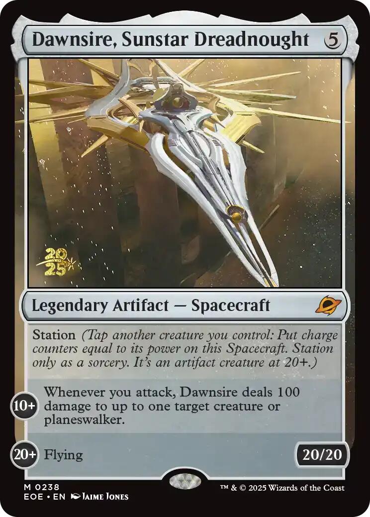 Dawnsire, Sunstar Dreadnought [Edge of Eternities Prerelease Promos] | Local Legends