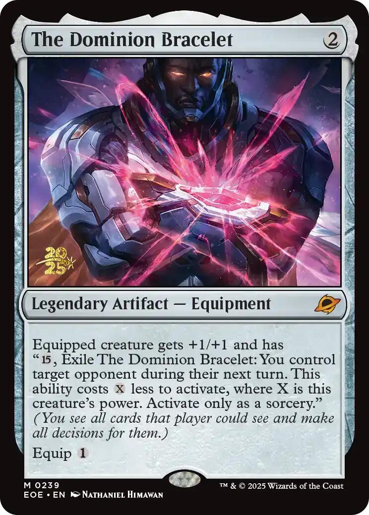 The Dominion Bracelet [Edge of Eternities Prerelease Promos] | Local Legends