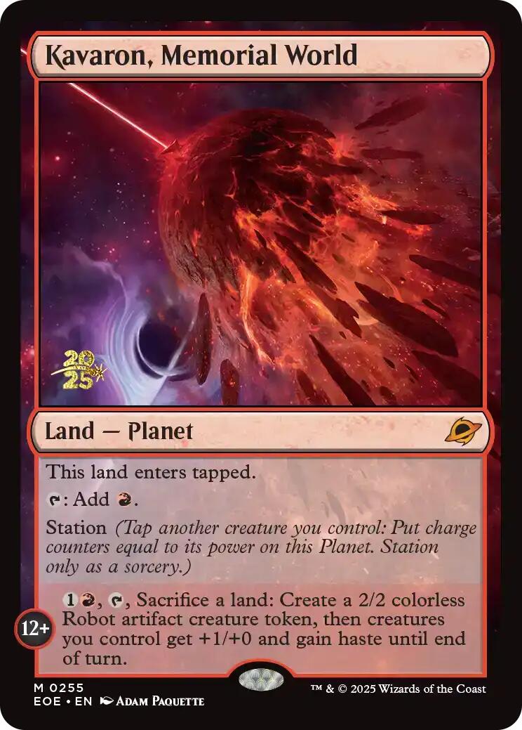 Kavaron, Memorial World [Edge of Eternities Prerelease Promos] | Local Legends