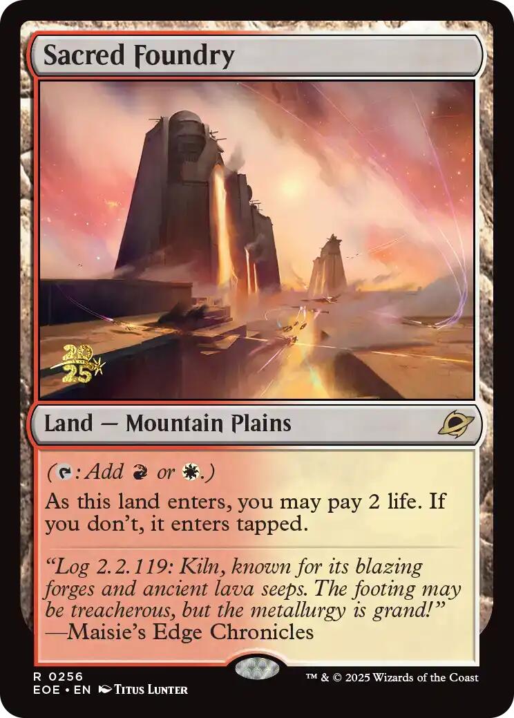 Sacred Foundry [Edge of Eternities Prerelease Promos] | Local Legends