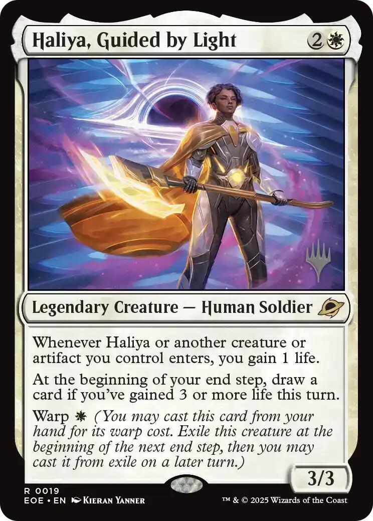 Haliya, Guided by Light [Edge of Eternities Promo Pack] | Local Legends