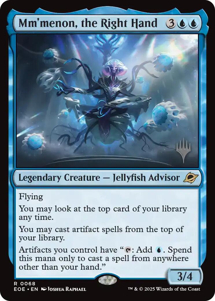 Mm'menon, the Right Hand [Edge of Eternities Promo Pack] | Local Legends