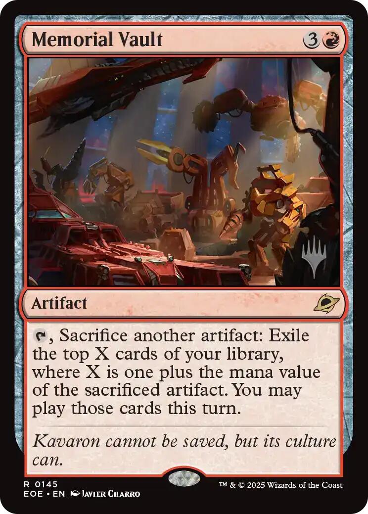 Memorial Vault [Edge of Eternities Promo Pack] | Local Legends
