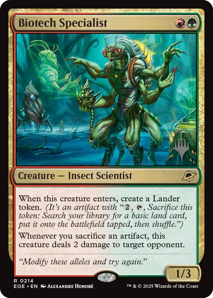 Biotech Specialist [Edge of Eternities Promo Pack] | Local Legends