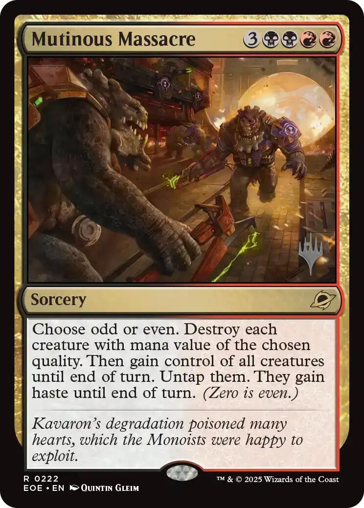 Mutinous Massacre [Edge of Eternities Promo Pack] | Local Legends