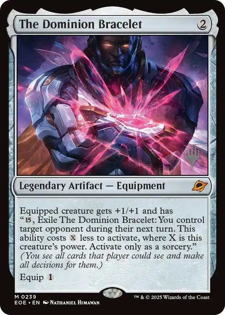The Dominion Bracelet [Edge of Eternities Promo Pack] | Local Legends