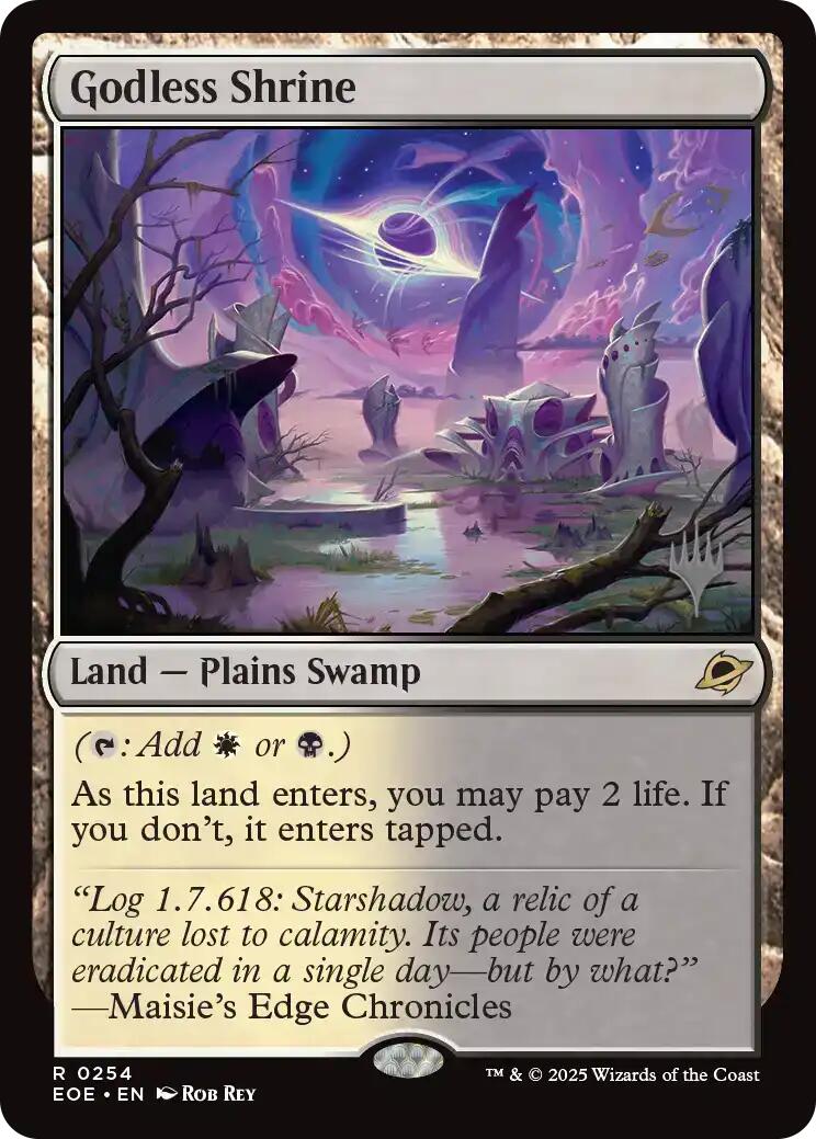 Godless Shrine [Edge of Eternities Promo Pack] | Local Legends