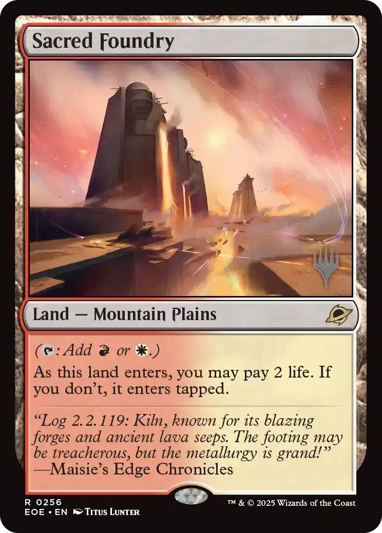 Sacred Foundry [Edge of Eternities Promo Pack] | Local Legends