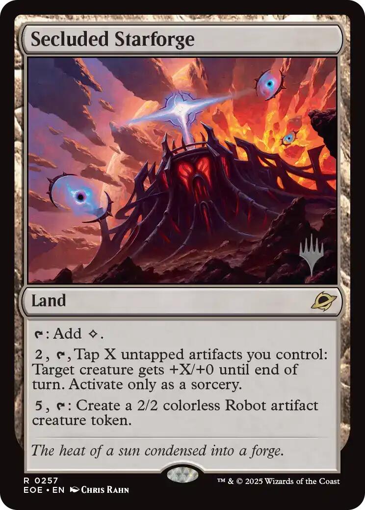 Secluded Starforge [Edge of Eternities Promo Pack] | Local Legends