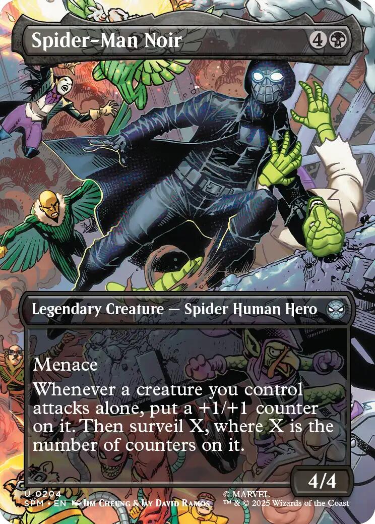 Spider-Man Noir (Borderless) | Local Legends