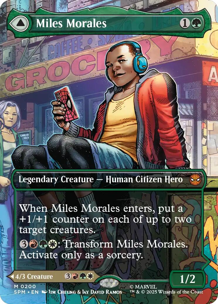 Miles Morales (0200) (Borderless) [Marvel's Spider-Man] | Local Legends
