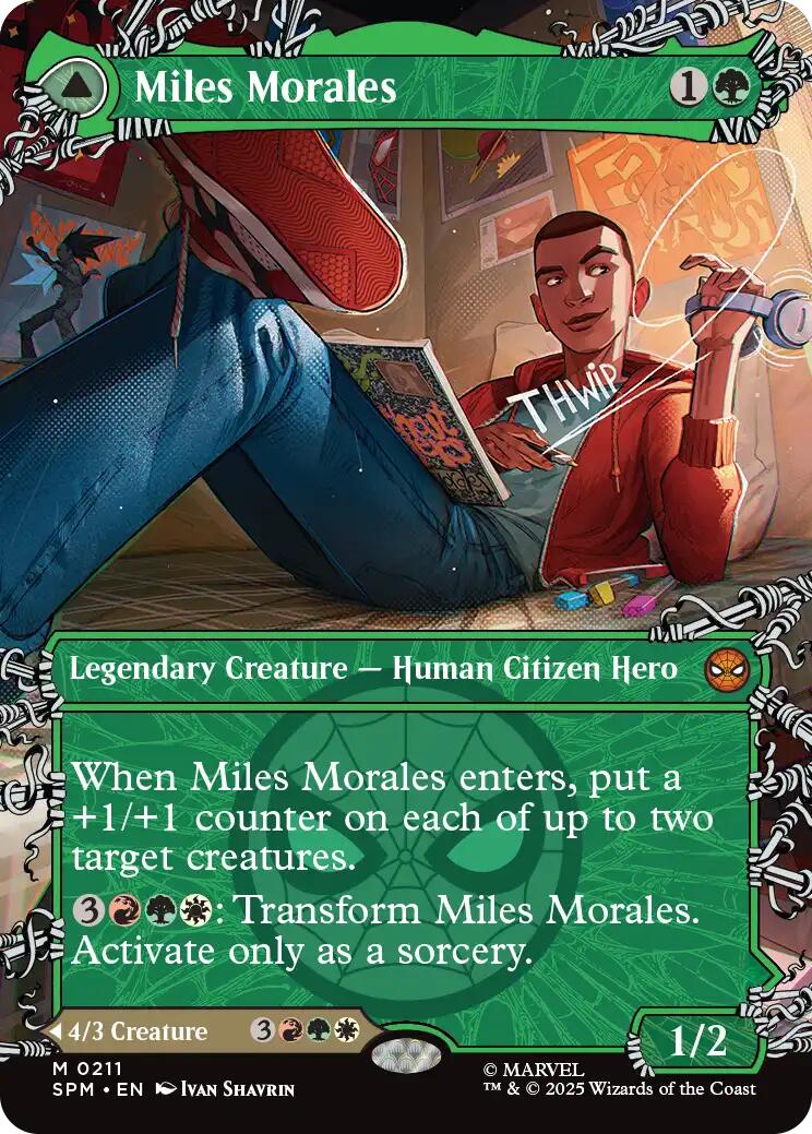 Miles Morales (0211) (Borderless) [Marvel's Spider-Man] | Local Legends