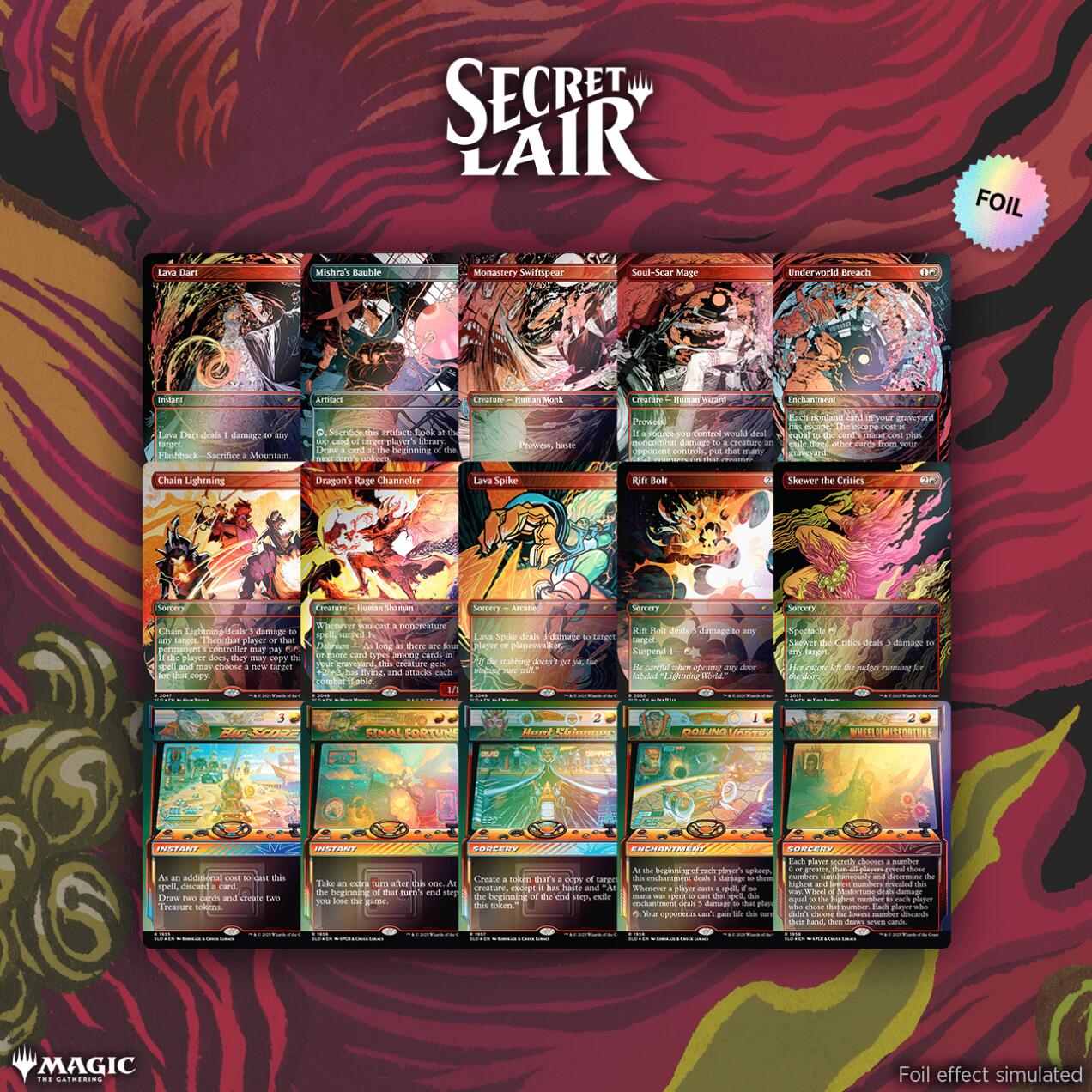 Secret Lair: Drop Series - Burn 'Em All Bundle (Rainbow Foil Edition) | Local Legends