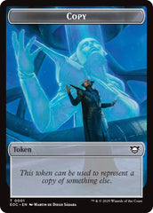 Copy // Golem (0012) Double-Sided Token [Edge of Eternities Commander Tokens] | Local Legends