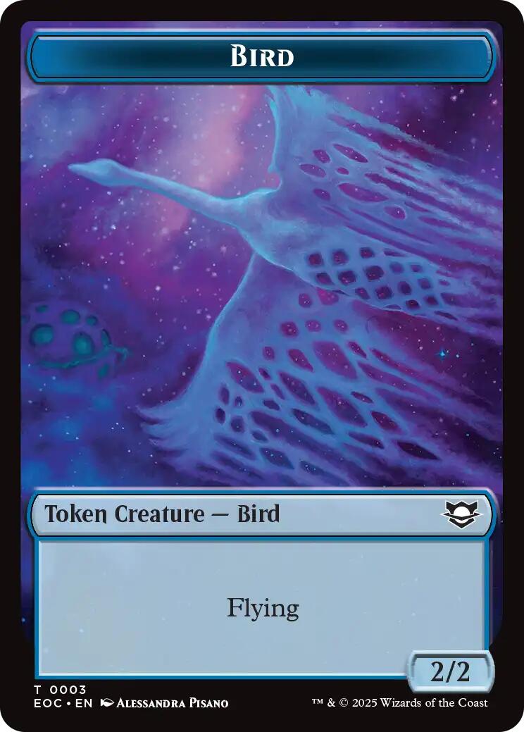 Bird // Pest Double-Sided Token [Edge of Eternities Commander Tokens] | Local Legends