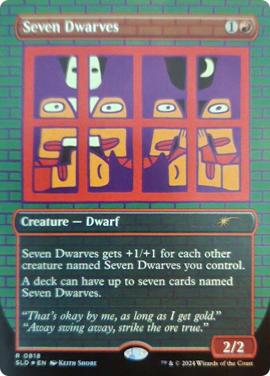 Seven Dwarves (0818) (Rainbow Foil) [Secret Lair Drop Series] | Local Legends