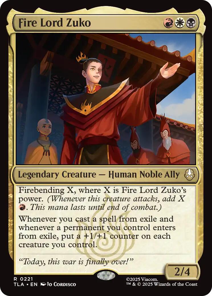 Fire Lord Zuko | Local Legends