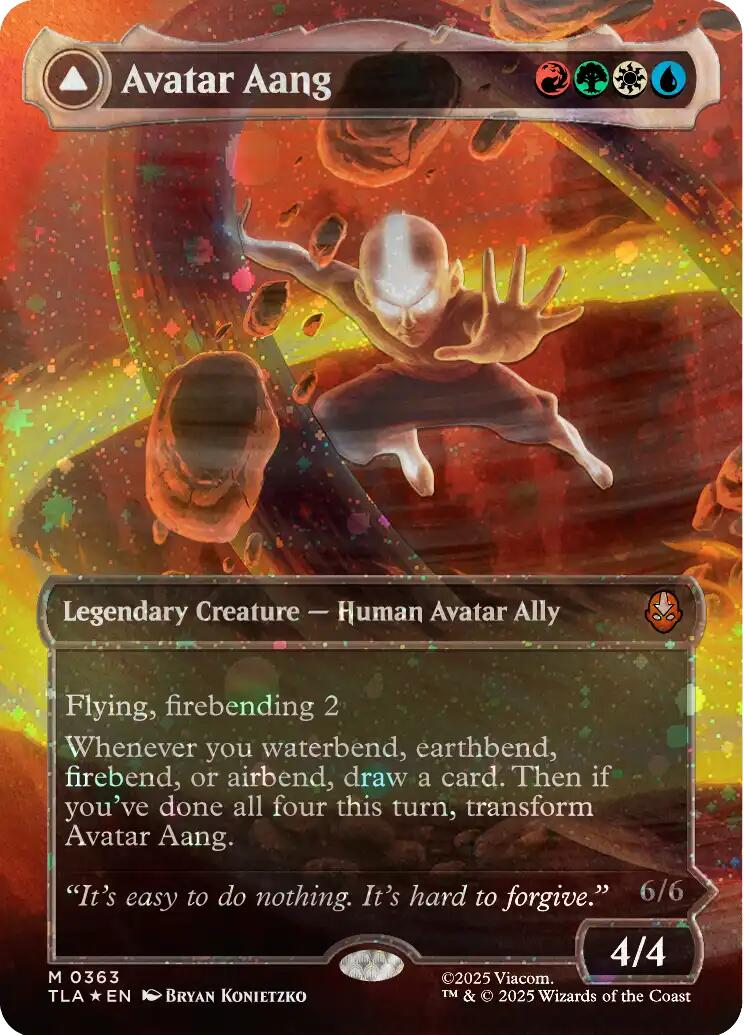 Avatar Aang (Raised Foil) [Avatar: The Last Airbender] | Local Legends