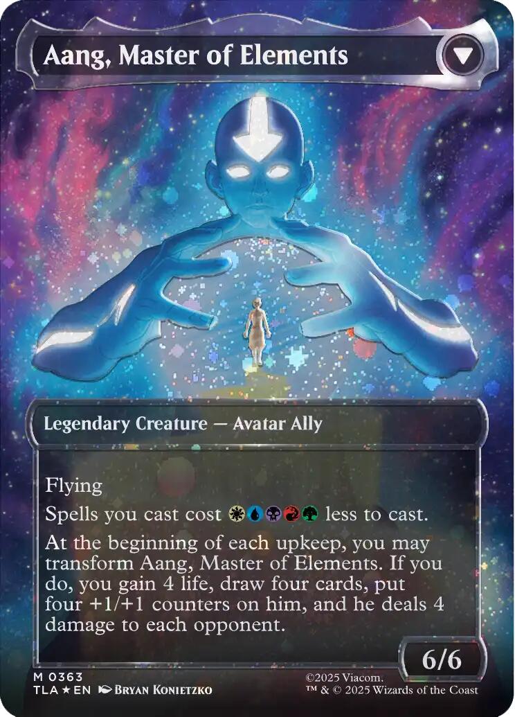 Avatar Aang (Raised Foil) [Avatar: The Last Airbender] | Local Legends