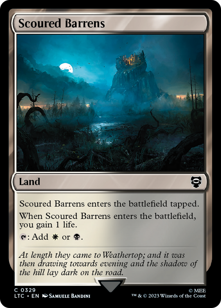 Scoured Barrens [The Lord of the Rings: Tales of Middle-Earth Commander] | Golgari Games