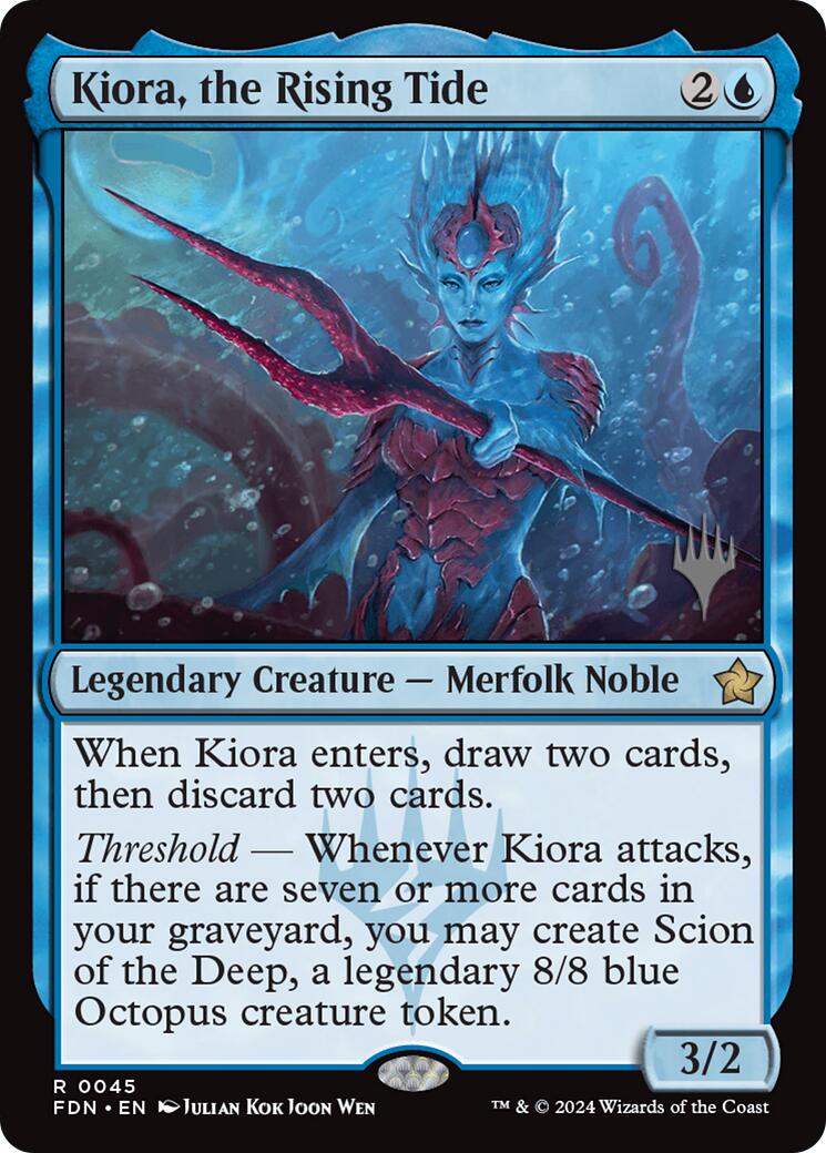 Kiora, the Rising Tide [Edge of Eternities Promo Pack] | Local Legends