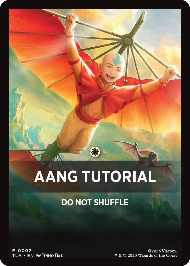 Aang Tutorial Theme Card [Avatar: The Last Airbender Tokens] | Local Legends