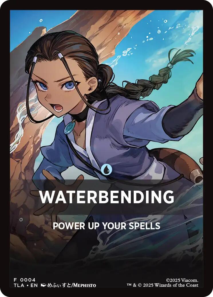 Waterbending Theme Card [Avatar: The Last Airbender Tokens] | Local Legends