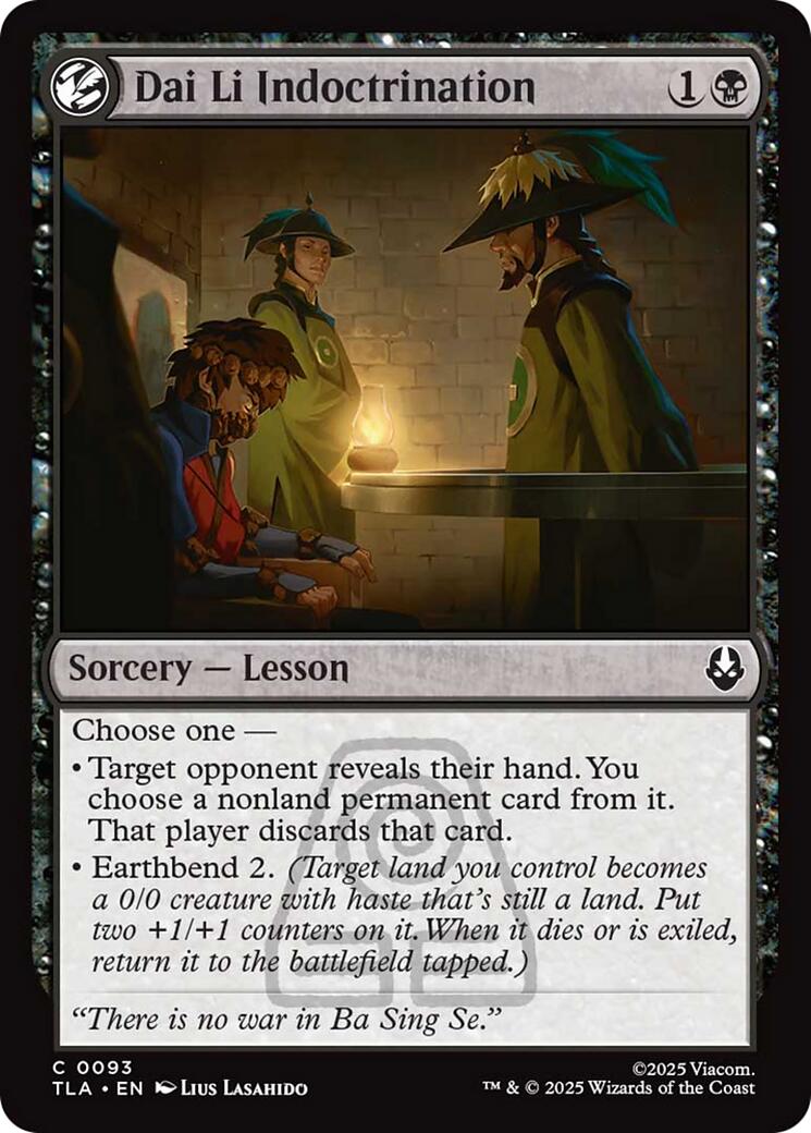Dai Li Indoctrination | Local Legends