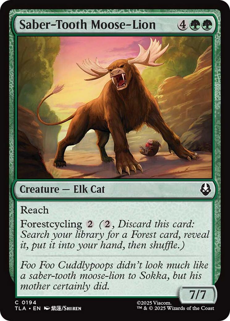 Saber-Tooth Moose-Lion | Local Legends