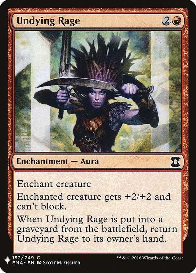 Undying Rage [Mystery Booster] | Local Legends