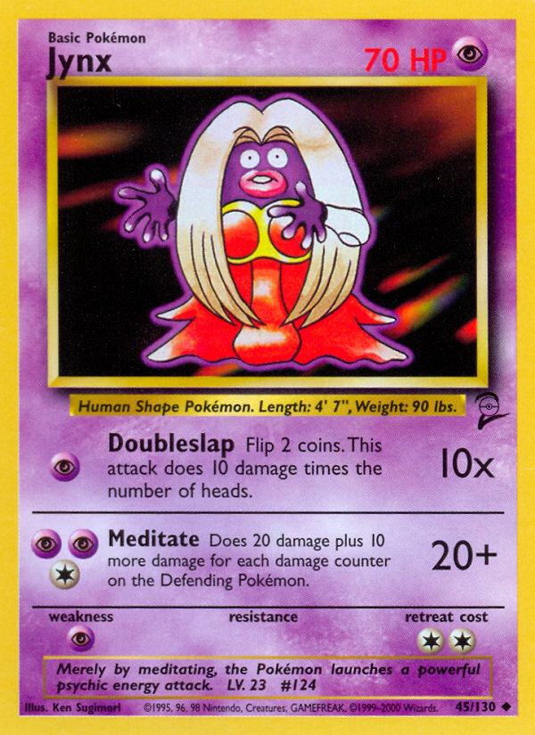 Jynx (45/130) [Base Set 2] | Local Legends