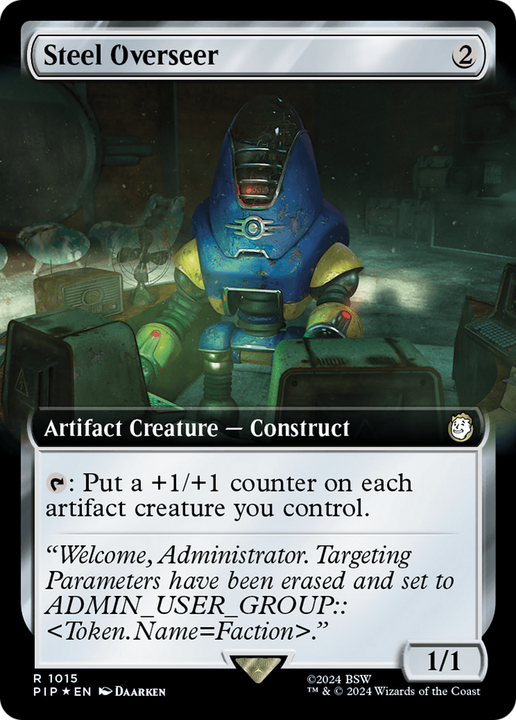 Steel Overseer (Extended Art) (Surge Foil) [Fallout] | Local Legends