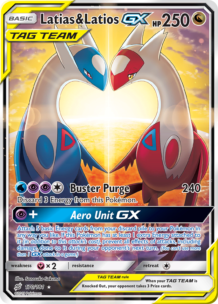 Latias & Latios GX (170/181) [Sun & Moon: Team Up] | Local Legends