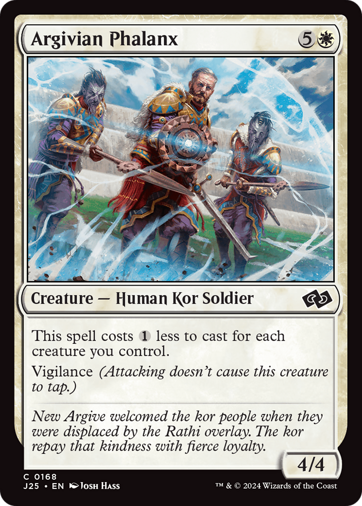Argivian Phalanx [Foundations Jumpstart] | Local Legends