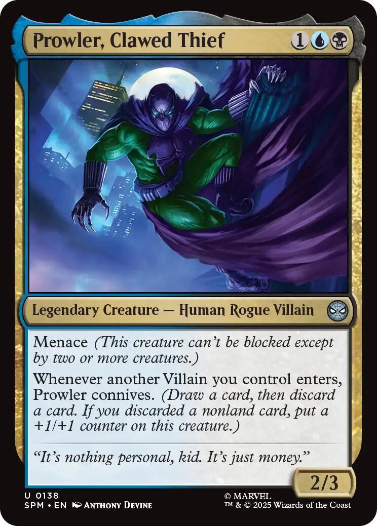 Prowler, Clawed Thief | Local Legends